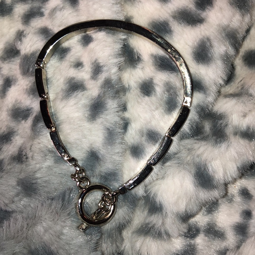 Metal & Rhinestone Bracelet - Picture 3 of 5